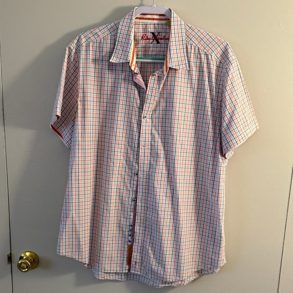 Robert Graham Multicolor Short Sleeve Dress Shirts for Men (3XL) - Picture 1 of 3